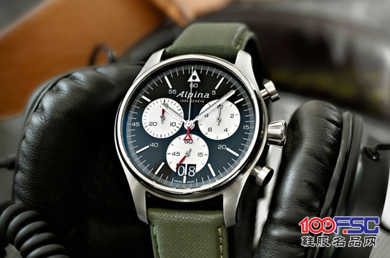 Alpina Startimer Pilot Chronograph Big Date 腕表