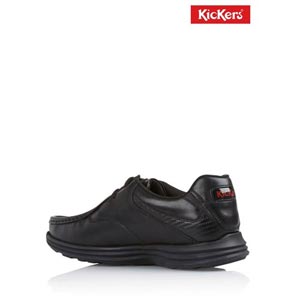 Kickers英国正品男士真皮软皮黑色正装商务皮鞋