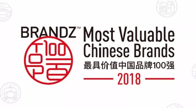 BrandZ 2018最具价值中国品牌100强 腾讯仍是第一