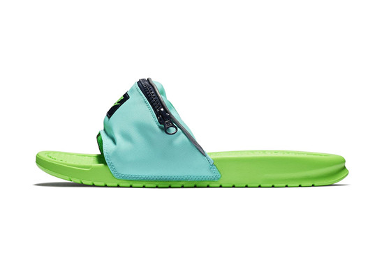 夏日新爆款 Nike将推出“Fanny pack”拉链式收纳拖鞋