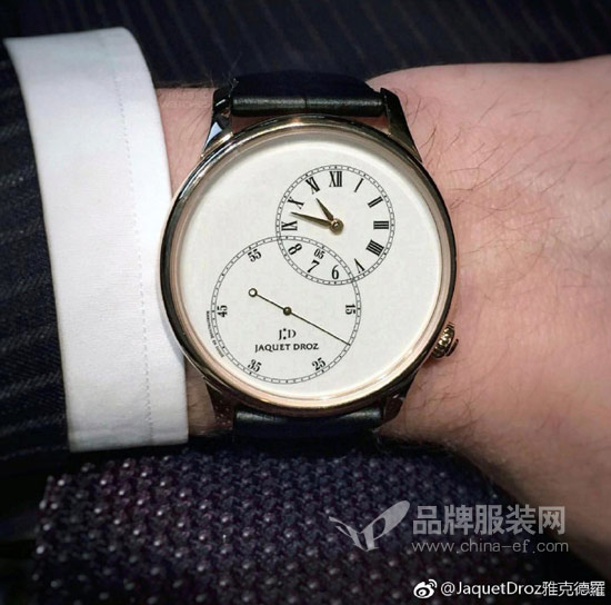 Jaquet Droz 腕间表留存美好的瞬间