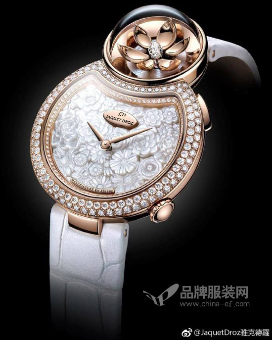 Jaquet Droz 腕间表留存美好的瞬间